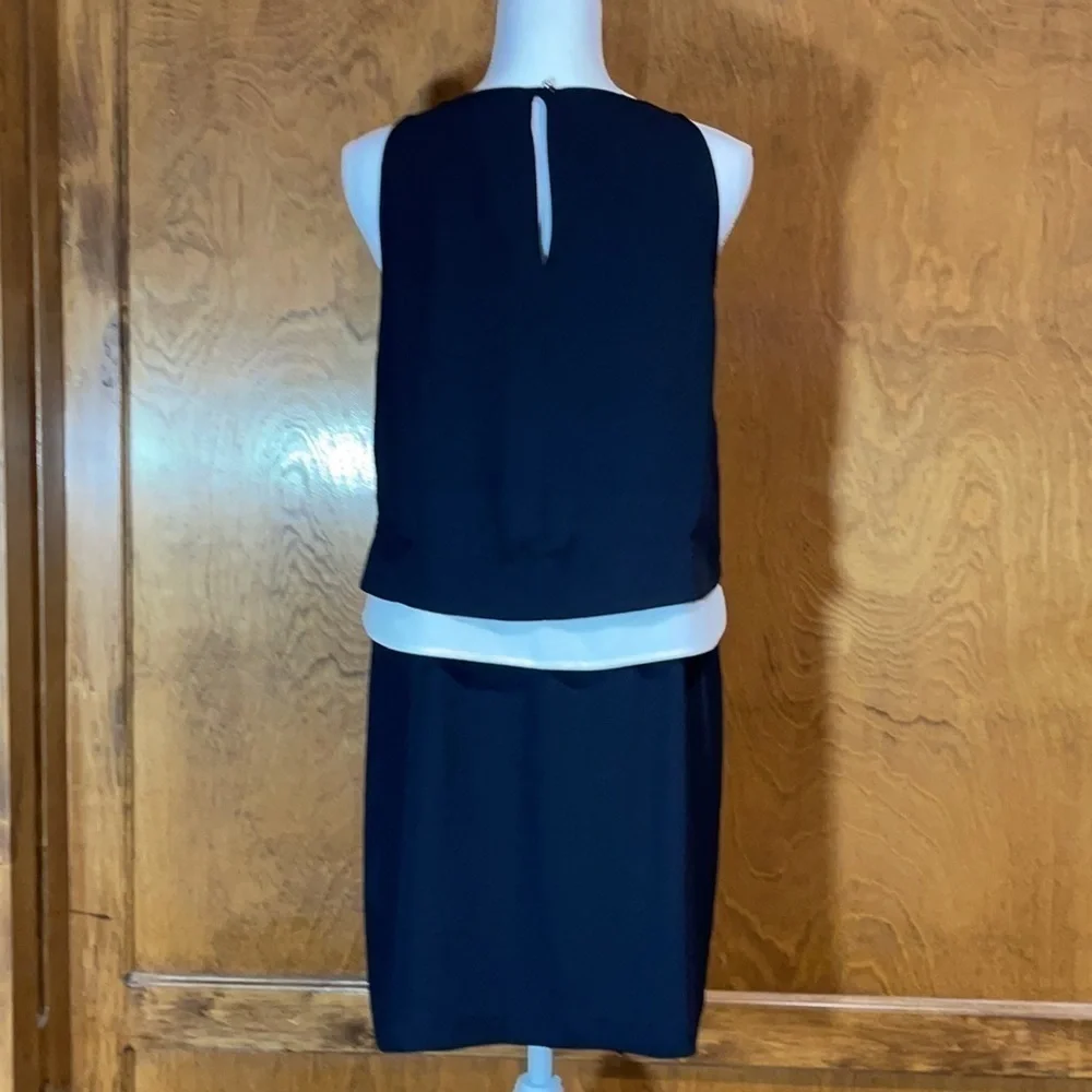 Banana Republic Black & Cream Shift Dress - NWT